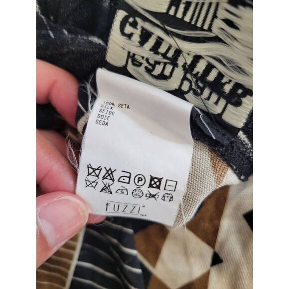 Jean Paul Gautier Vintage Silk Printed Top S - Picture 11 of 12